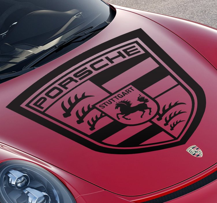 Porsche Autoaufkleber elegant - TenStickers