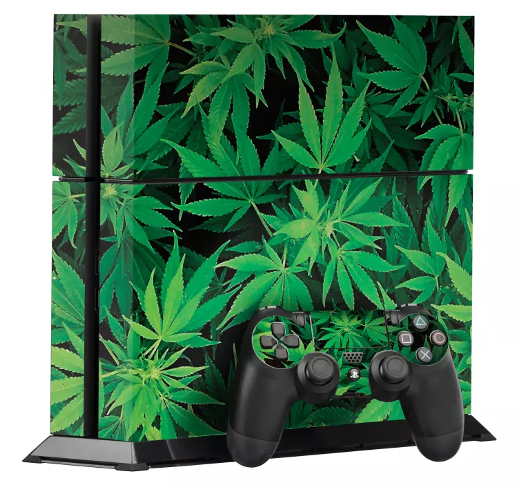 PS4 Skin Cannabis - TenStickers