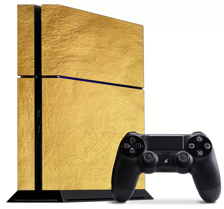 PS4 Skin Goldoptik - TenStickers