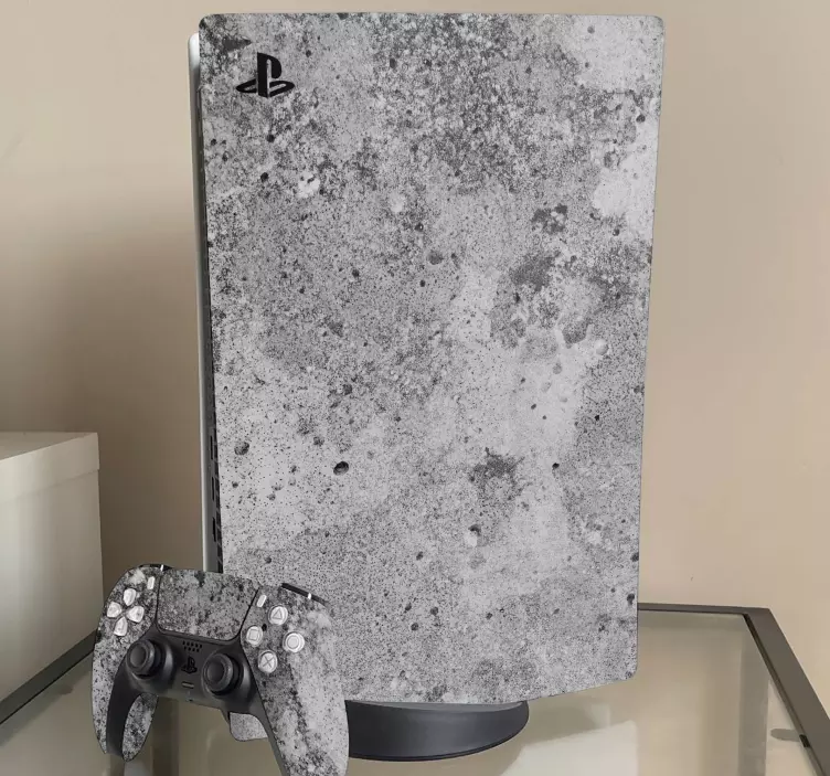 PS4 Aufkleber Abstrakter konkreter Hintergrund - TenStickers