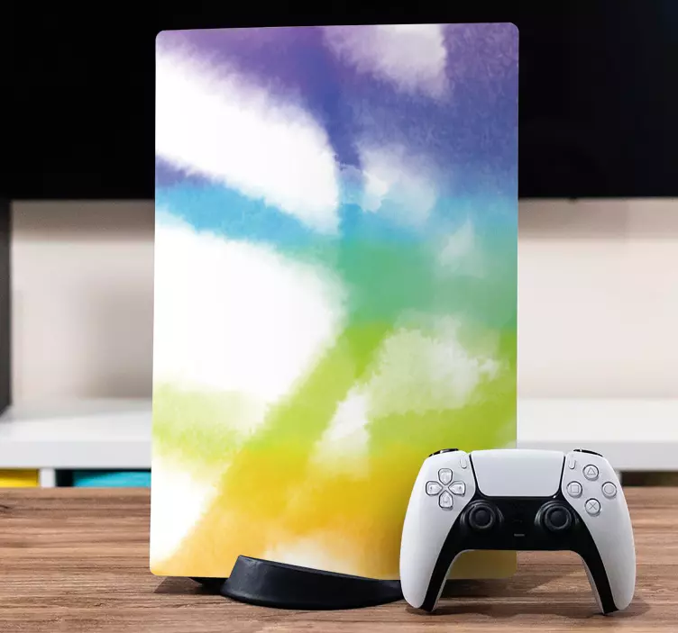 PS5 Skin bunte abstrakte muster - TenStickers