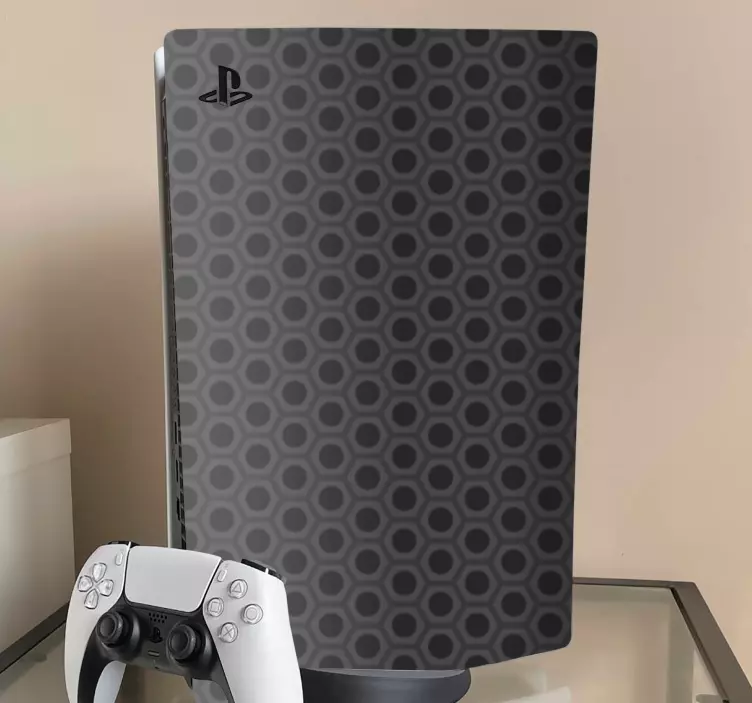 Ps5 skin hexagonales anordnung cover - TenStickers