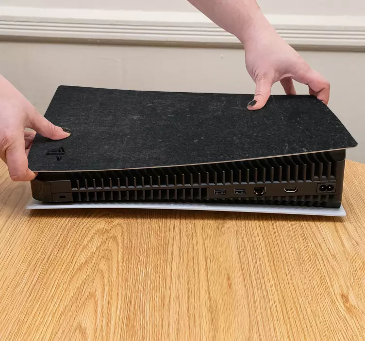 PS5 Aufkleber Schwarzes hex - TenStickers