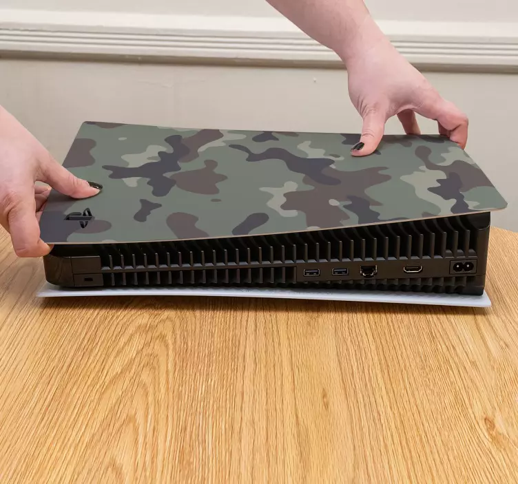 PS5 Aufkleber Tarnung - TenStickers