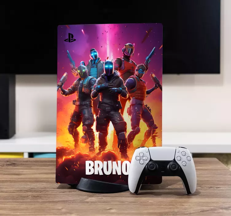 PS5 Aufkleber videospiel-kampf - TenStickers
