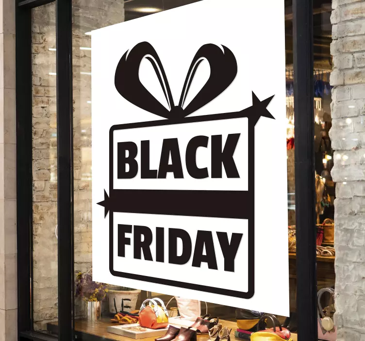 Rabatt Aufkleber black friday-werbeaktion - TenStickers