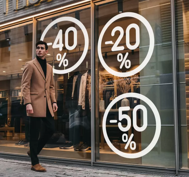 Wandtattoo Rabatt Kreis rabatt - TenStickers