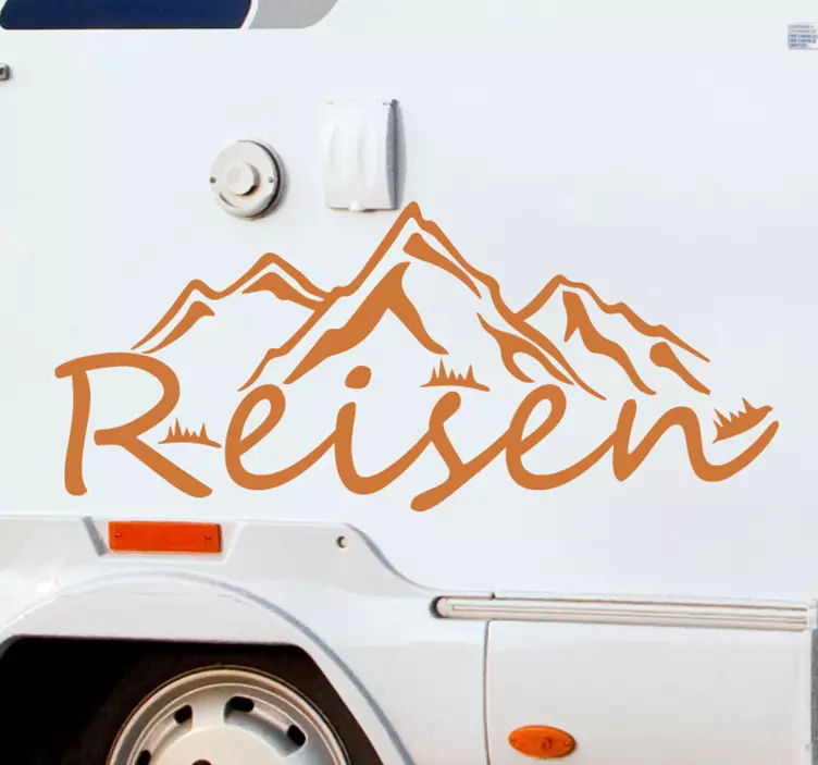 Reise text wandaufkleber - TenStickers