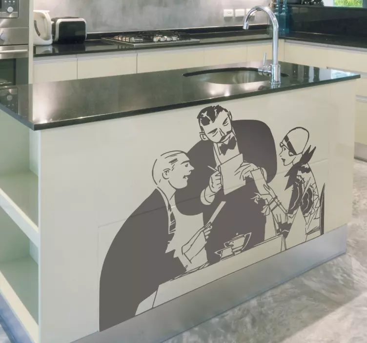 Restaurant Abendessen Aufkleber - TenStickers