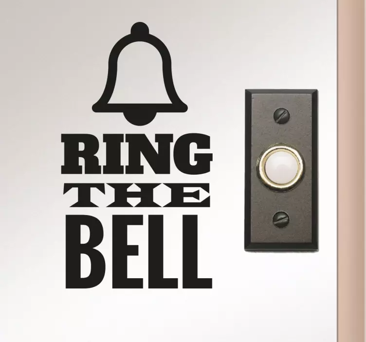 Ring the Bell Wandtattoo - TenStickers