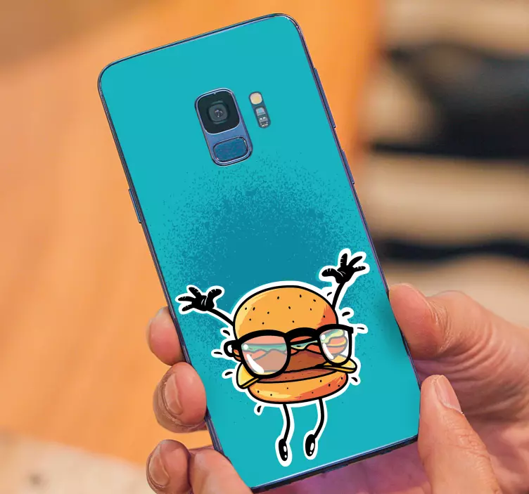 Samsung Sticker fröhlicher burger - TenStickers
