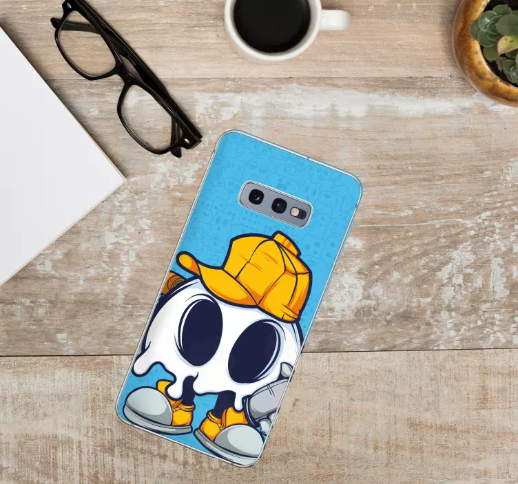 Samsung Sticker geisterdesign mit hut - TenStickers