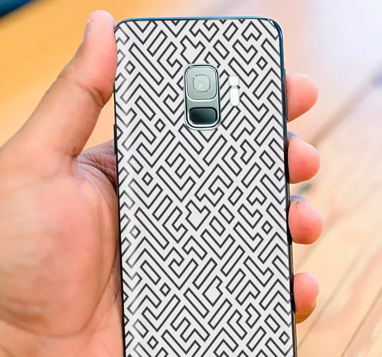 Samsung Sticker labyrinthmuster - TenStickers