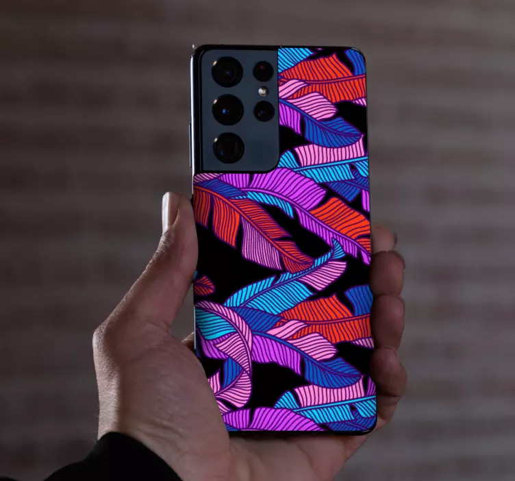 Samsung Sticker lebendiges blattmuster - TenStickers