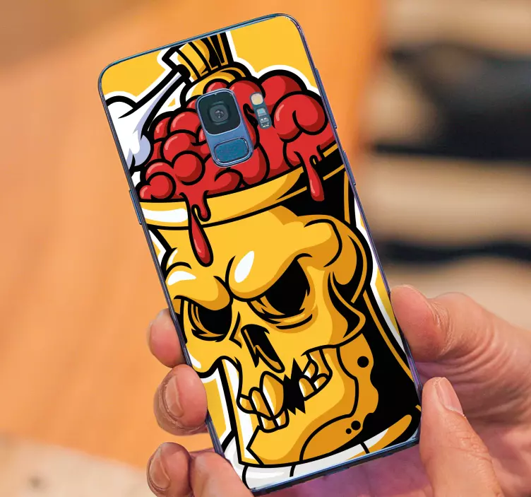 Samsung Sticker totenkopf-eisbecher - TenStickers
