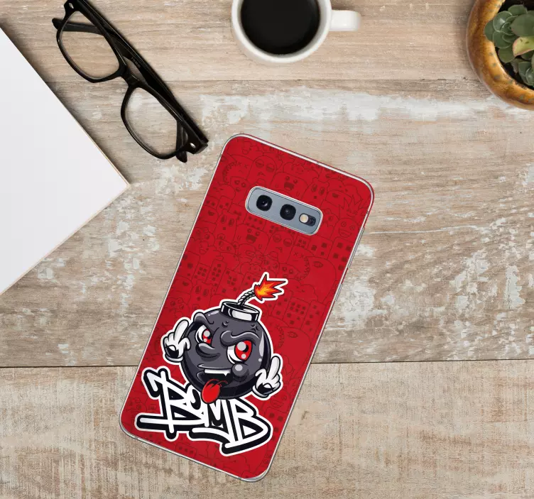 Samsung Sticker zeichentrickfigur bombe - TenStickers