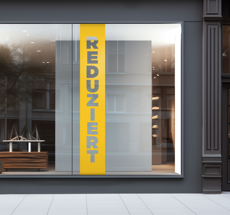 Schaufenster Folie schaufensterbanner - TenStickers