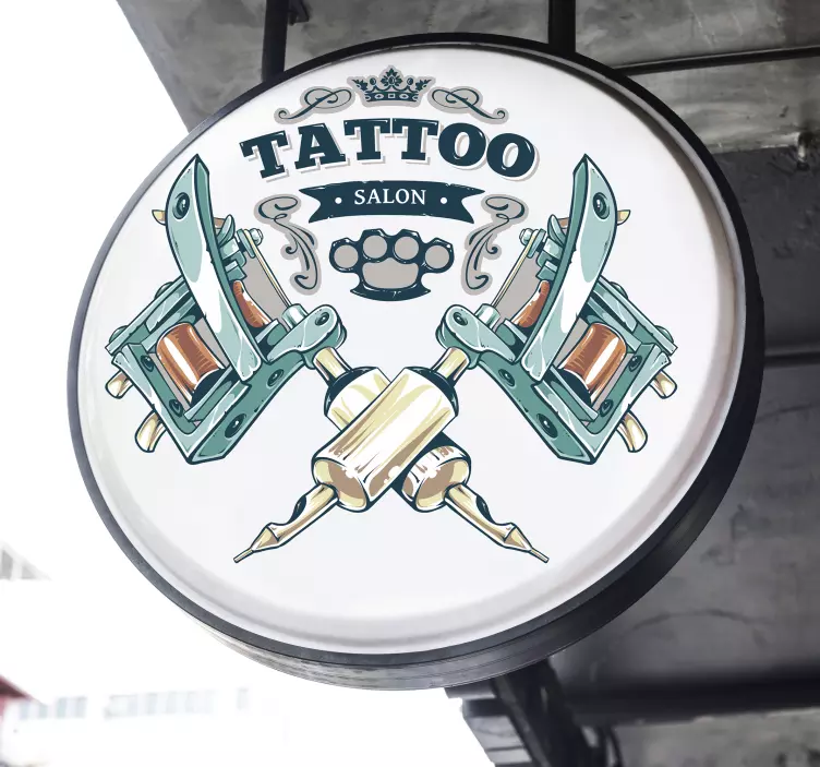 Sticker Mode tattoo-salon-zeichen - TenStickers