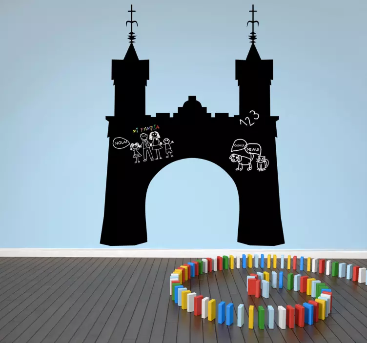 Schlosseingang Tafelfolie - TenStickers