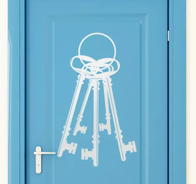 Schlüsselbund Aufkleber - TenStickers