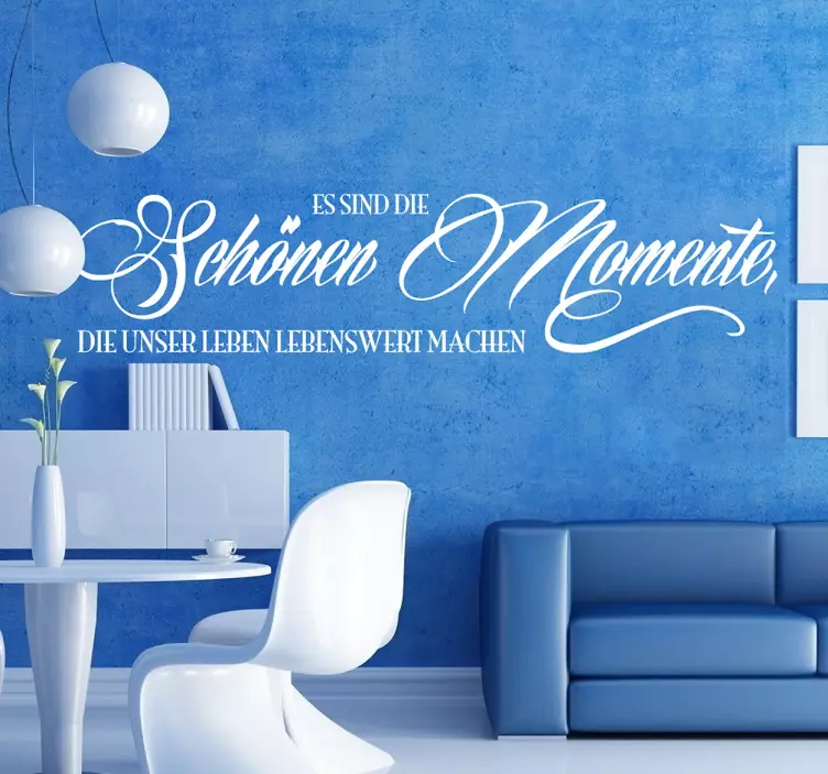 Schöne Momente Sticker - TenStickers
