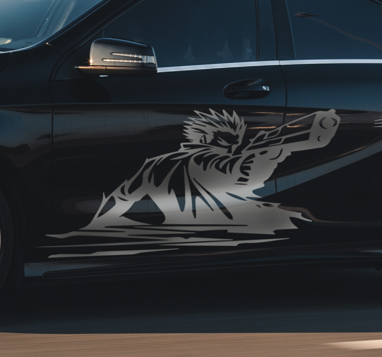 Schütze auto vinyl aufkleber - TenStickers