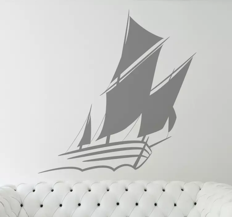 Segelschiff Aufkleber - TenStickers