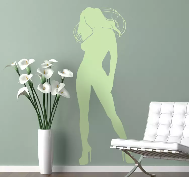 Sexy Silhoulette Wandtattoo - TenStickers