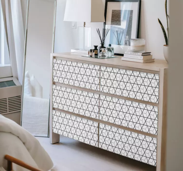 Skandinavisches Motiv Möbelaufkleber - TenStickers