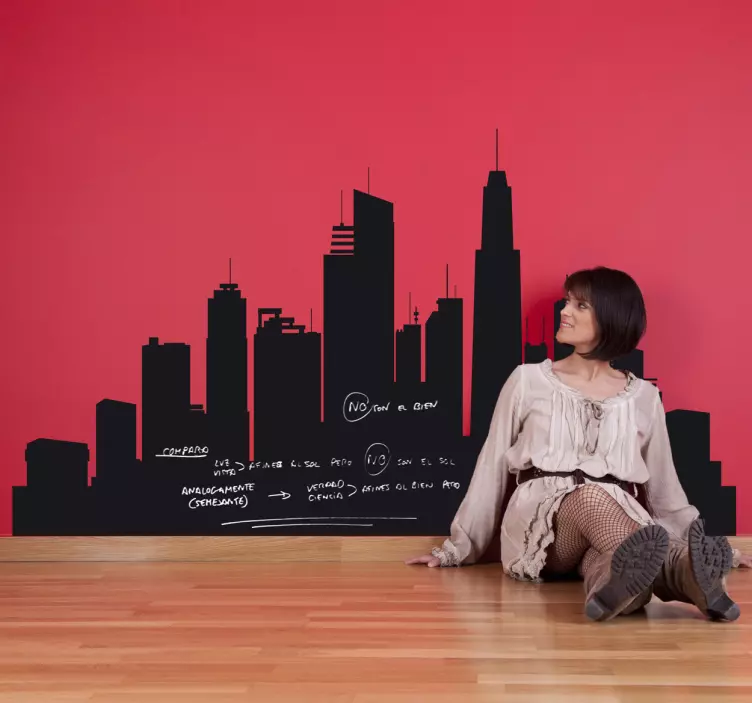 Skyline Tafelfolie - TenStickers