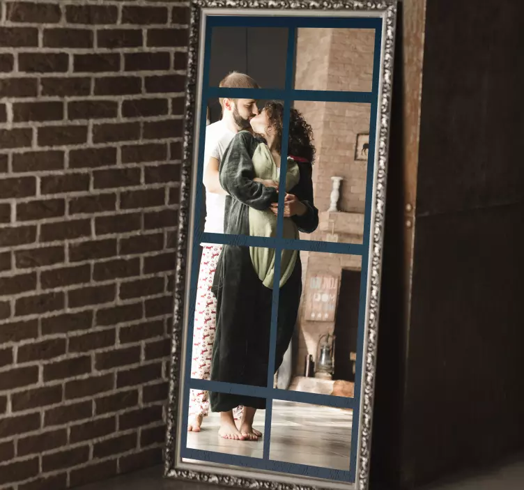 Spiegel Aufkleber Industrie-Design - TenStickers