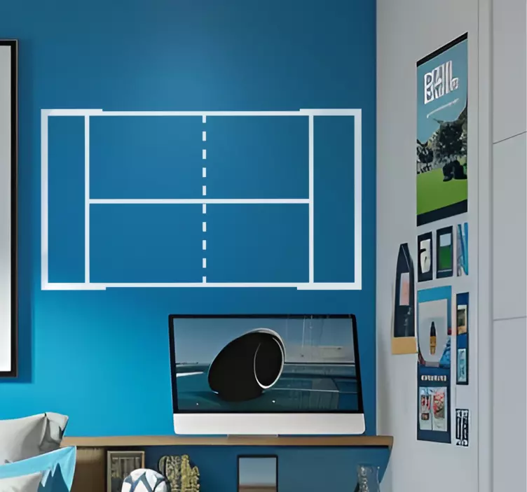 Wandtattoo Fitness paddle-platz - TenStickers