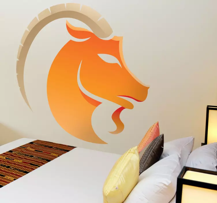 Steinbock Horoskop Aufkleber - TenStickers
