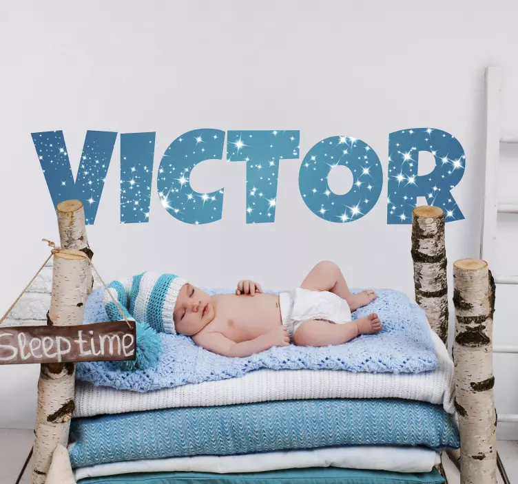 Sternenhimmel anpassbarer Wandaufkleber - TenStickers