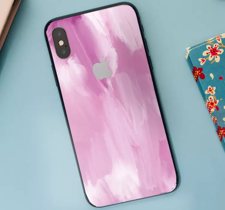 Sticker IPhone rosa abstrakte palette - TenStickers