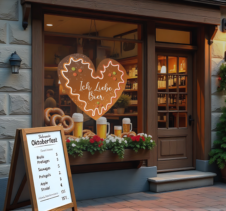 Sticker Oktoberfest ich liebe bier - TenStickers