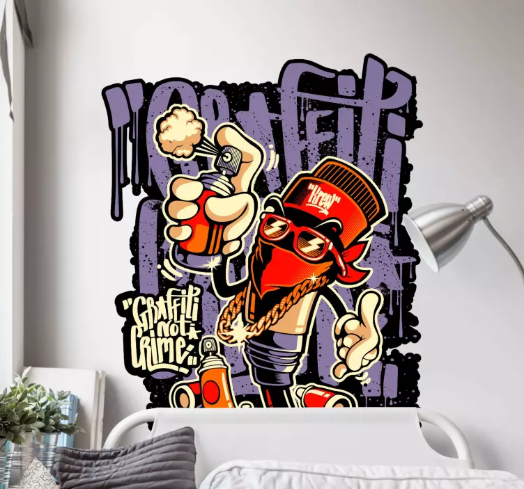 Aufkleber Set Graffiti street art - TenStickers
