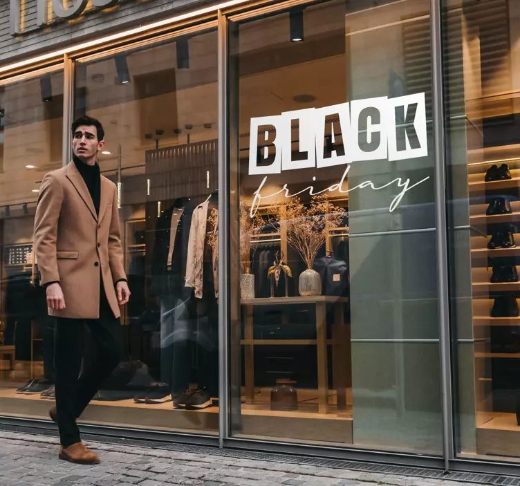 Wandtattoo Black Friday Verkauf am schwarzen freitag - TenStickers