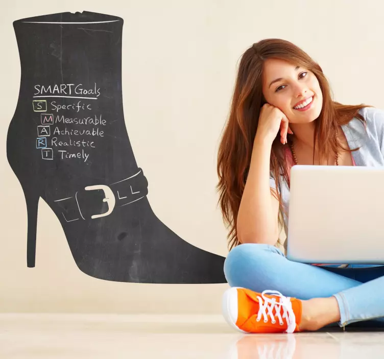 Stiefelette Tafelfolie - TenStickers