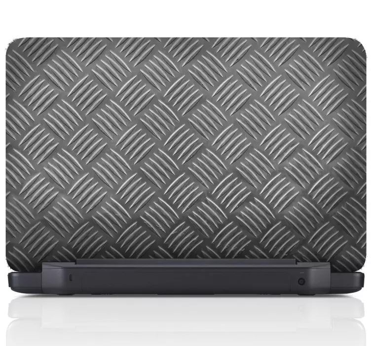 Strukturierter Lapttop Aufkleber - TenStickers