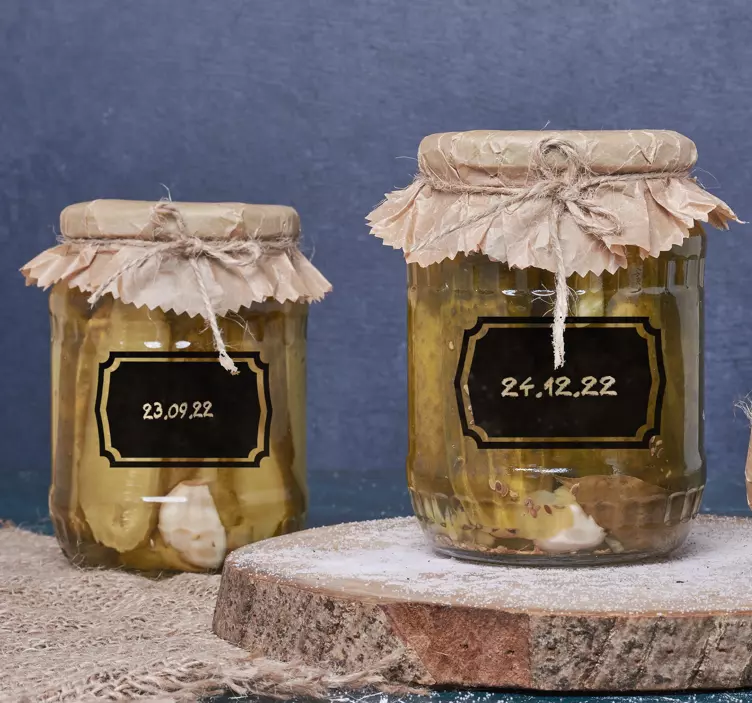 Tafelfolie Kreideetikett - TenStickers