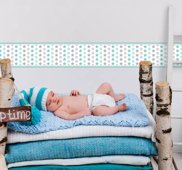 Bordüre selbstklebend Sterne - TenStickers