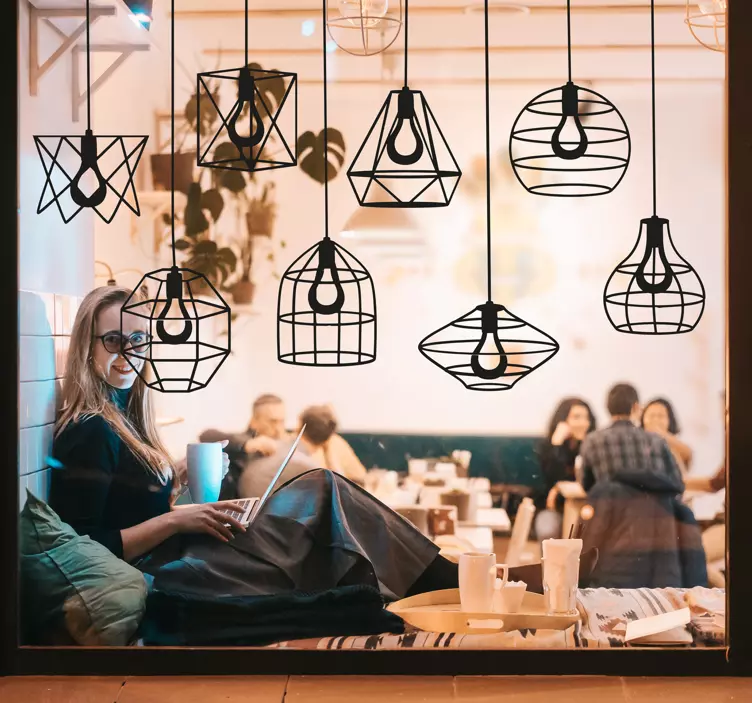 Taschenlampen Wandtattoo Fenster - TenStickers