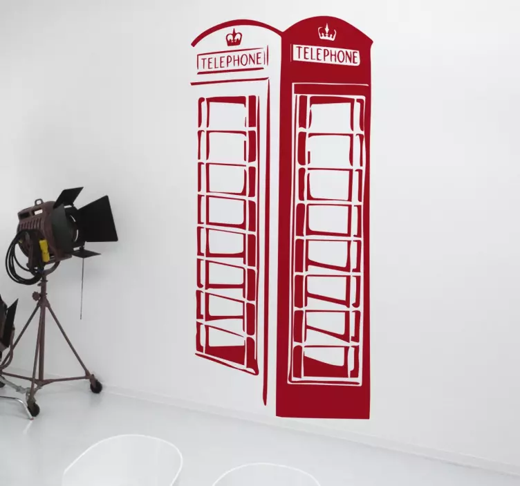 Telefonzelle England Wandtattoo - TenStickers