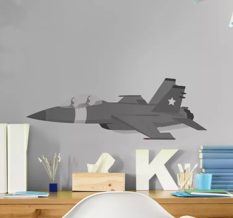 Tuning Aufkleber kampfjet-design - TenStickers