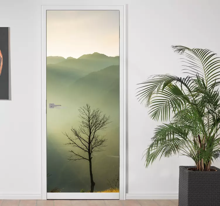 Wandtattoo Baum Türaufkleber Natur - TenStickers