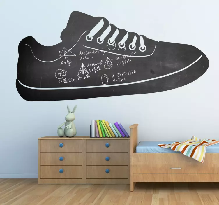 Turnschuh Tafelfolie - TenStickers