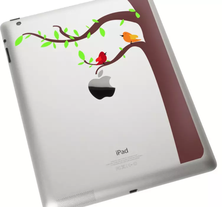 Vogelbaum Laptop Aufkleber - TenStickers