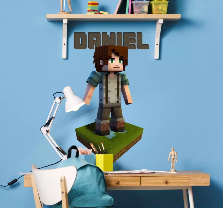 Wandtattoo Videospiel Videospielfigur - TenStickers