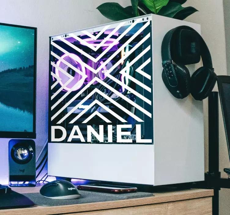 Wandtattoo Videospiel zeilen mit namen - TenStickers